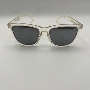 Knockaround Clear Ace on Base Classic Polarized Sunglasses Mirror Lenses Unisex